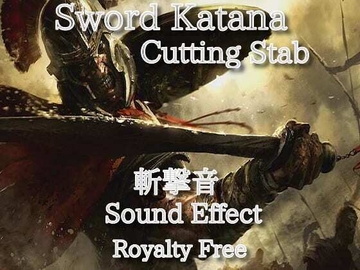 グシャ! 剣や刀の斬撃音 28 勢いよく斬る! [Sanctuary]