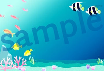 海の中の背景 [ココのアトリエ]