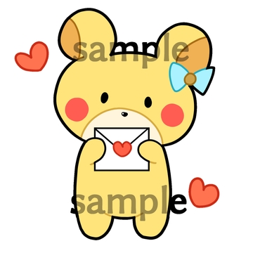 黄色のクマちゃん [ココのアトリエ]