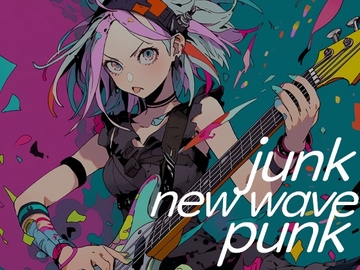 用途不問! 著作権フリーソング・BGM ジャンク/ニューウェーブ/パンク3曲入り [C_O (B_SIDE)]