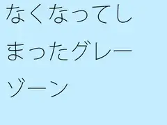 なくなってしまったグレーゾーン