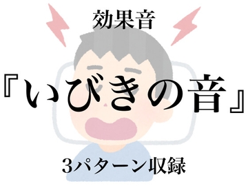 【効果音】いびきの音【フリー素材】 [暮らしの音素材]