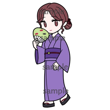 浴衣の女性 [ココのアトリエ]