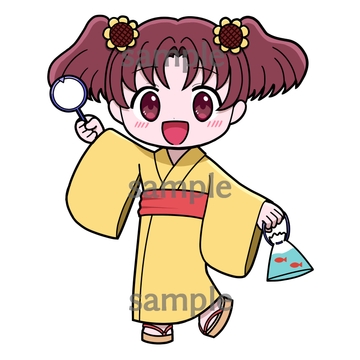 浴衣の少女 [ココのアトリエ]