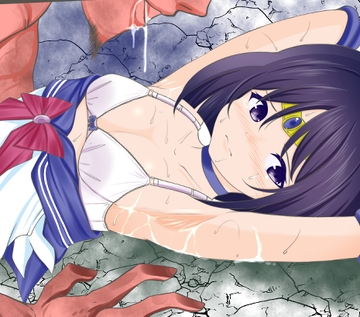 救った街の男達に腹パンされレ〇プされるセ◯ラーサターン [宵星ヒカリの作品展]