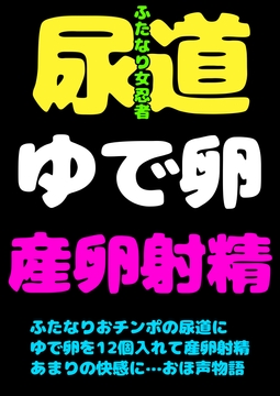 このおほ声は…!?ふたなりおチンポに…ゆで卵を12個入れて…!?おしりには18個入れて肛門性交して…産卵射精してしまう女忍者サヤちゃんのお声で… 間違いありますん! [moyamoyashiyouzu2]