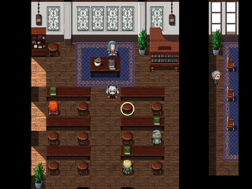 RPGツクールMV・MZ用 マップチップ・タイルセット10 『ファンタジー内装・西洋建築・ギルド・宿屋・教会・民家・倉庫』 [タイルセット/マップチップ習作所]