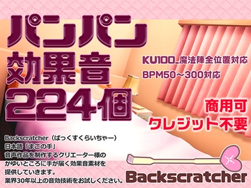 パンパン効果音224個 [ばっくすくらいちゃー]