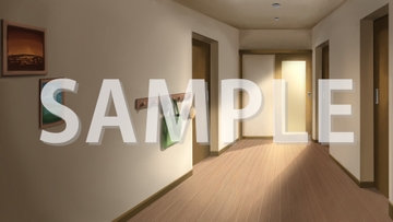 【背景素材】現代家屋の廊下【時間差分4点】 [株式会社muku.]