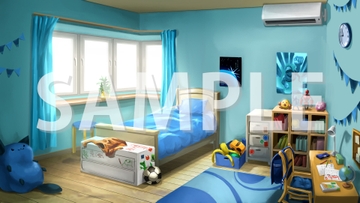 【背景素材】男の子の子ども部屋【時間差分4点】 [株式会社muku.]