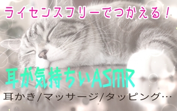 【ライセンスフリー】耳が気持ちいいASMR【マッサージ/耳かき/タッピング…】 [猫と箱]