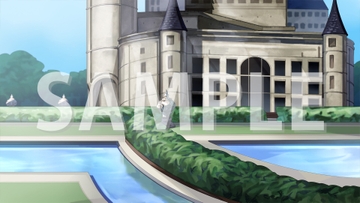 【背景素材】お城の外観【時間差分3点】 [株式会社muku.]