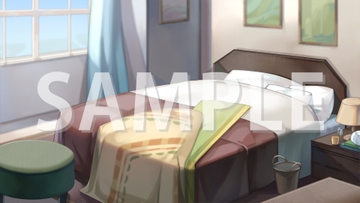 【背景素材】お城の寝室【時間差分3点】 [株式会社muku.]