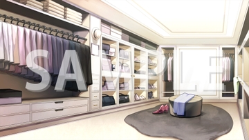 【背景素材】タンス部屋【時間差分3点】 [株式会社muku.]