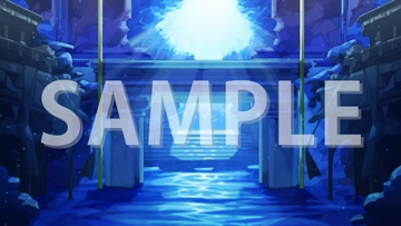 【背景素材】水没した門【時間差分3点】 [株式会社muku.]