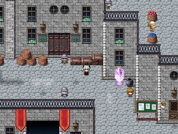 RPGツクールMV・MZ用 マップチップ・タイルセット11 『ファンタジー・外装・城塞都市・スラム街・西洋建築・街・町・港』 [タイルセット/マップチップ習作所]