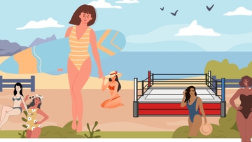 数分後の意外な展開  女の闘い [こうじやぶ]