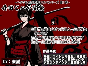 ハラ・丹田シリーズ第1弾 「丹田とハラ開発」 1:肛門の引き上げで丹田とハラ感覚を作り出す 2:会陰の感覚でハラ感覚を作り出す 3:ボール感覚で丹田を練り上げる [まほー工房]