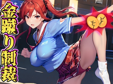 露出狂を返り討ち、サッカー部女子の玉責め制裁! [玉責め屋]