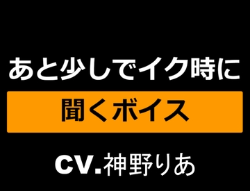 あと少しでイク時に聞くボイス～仕上げは...お姉さん!?～ [ゆがみや]