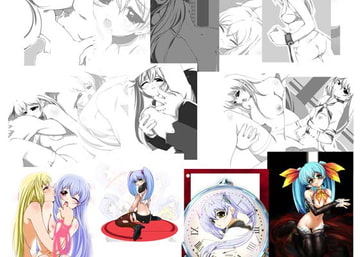 The main thing is a gray scale. ナデシコYユニット原画集01 [エメラルド]