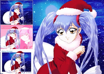 ホ○ノ・ルリSP壁紙「サンタルリ」 [ミックス ステーション]