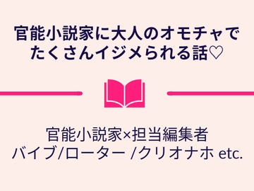 官能小説家に大人のオモチャでたくさんいじめられる話 [submarine]