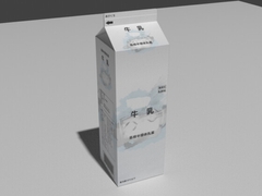 紙パック 1L 牛乳 [Visha]