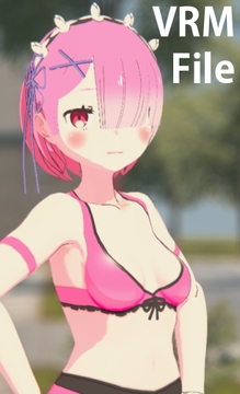 【VRM 同人作品】ラム 水着Ver. [Type X]
