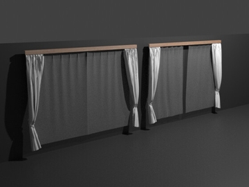 カーテン 教室 [Visha]