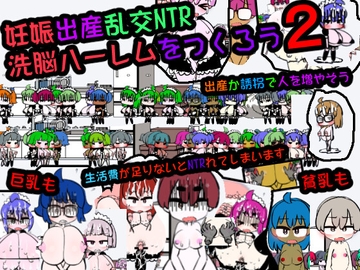 妊娠出産乱交NTR 洗脳ハーレムをつくろう2 [噂のエロレディオヘッド]