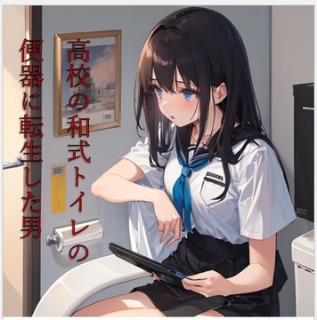 高校の和式トイレの便器に転生した男 [おしっこ好きのむーちゃん]