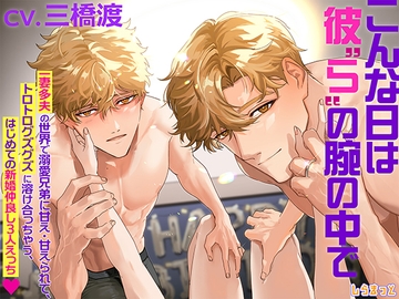こんな日は彼“ら”の腕の中で～一妻多夫の世界で溺愛兄弟に甘え・甘えられてトロトログズグズに溶け合っちゃう、はじめての新婚仲良し3人えっち～ [しらまっと]