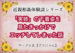 近親相○体験談シリーズ 「実姉」の下着姿を見たきっかけでエッチしてしまった話
