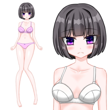 立ち絵素材000下着A [Material Knights]