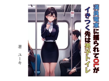 満員電車に揺られてOLがイきつく先は男子トイレ [星降楽園]