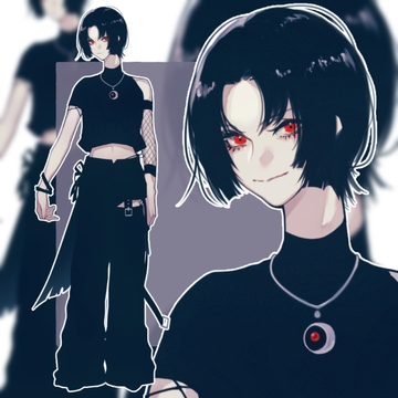 【立ち絵素材】Black [瞬々]