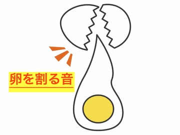 卵を割る音 [beyan]
