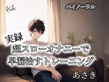 【バイノーラル録音】実録 超スローオナニーで早漏治すトレーニング あさき [朝帰/あさき]