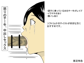 怒りのチー牛、中出しセックス [豚足特急]