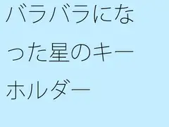 バラバラになった星のキーホルダー