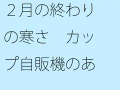2月の終わりの寒さ カップ自販機のあるコインランドリーへ