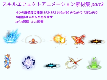 スキルエフェクトアニメーション素材集 part2 [kltm]