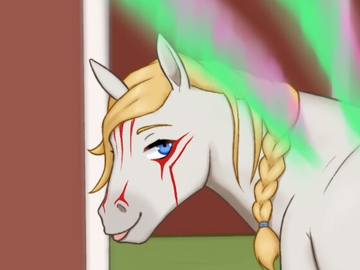 Sexy mythical beast stories: Moment of peace with your valkyrie horse [Little Huntress Team]