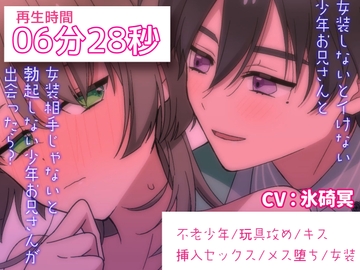 【BLアニメ】女装しないとイけないVS女装相手にしか勃起しないBLアニメ [卯月堂]