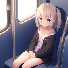 可愛いパイパン○リっ娘を電車内で見つけたので中出ししてヤリ逃げしてしまうことにしたら泣かれたw [PinkAsh]