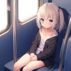 可愛いパイパン○リっ娘を電車内で見つけたので中出ししてヤリ逃げしてしまうことにしたら泣かれたw