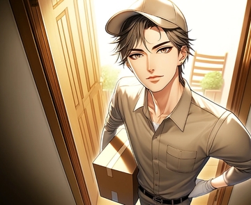 宅急便のお兄さんと、夏、台所で、汗だくセックス。 [KIRARA工房]