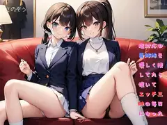 【隙間の文庫】塩対応の義姉妹を優しく接してたら懐いてエッチ三昧の毎日になった