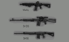 SVDS M4ACarbine SA58 图片素材(Picture material) [PELLTA]